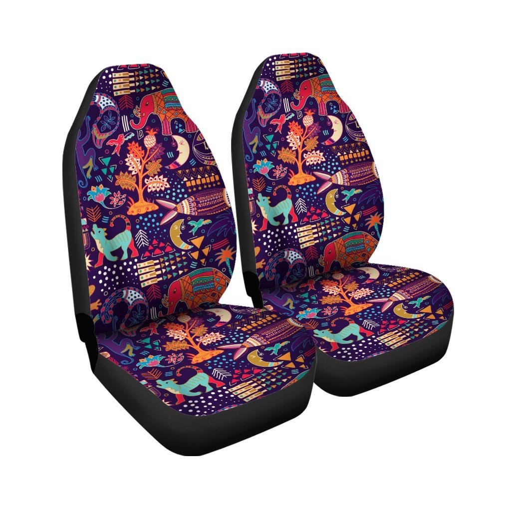 Aztec Psychedelic Trippy Car Seat Covers-grizzshop