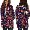 Aztec Psychedelic Trippy Hoodie Dress-grizzshop