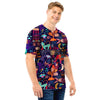 Aztec Psychedelic Trippy Men T Shirt-grizzshop