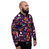 Aztec Psychedelic Trippy Men's Bomber Jacket-grizzshop