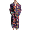 Aztec Psychedelic Trippy Men's Robe-grizzshop