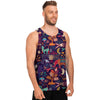 Aztec Psychedelic Trippy Men's Tank Tops-grizzshop