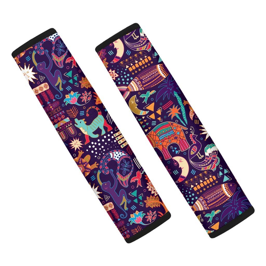 Aztec Psychedelic Trippy Seat Belt Cover-grizzshop