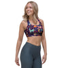 Aztec Psychedelic Trippy Sports Bra-grizzshop