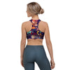 Aztec Psychedelic Trippy Sports Bra-grizzshop