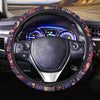 Aztec Psychedelic Trippy Steering Wheel Cover-grizzshop