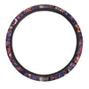 Aztec Psychedelic Trippy Steering Wheel Cover-grizzshop