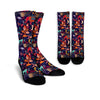 Aztec Psychedelic Trippy Unisex Socks-grizzshop