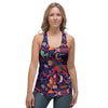 Aztec Psychedelic Trippy Women's Racerback Tank Top-grizzshop