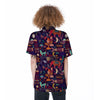 Aztec Psychedelic Trippy Women's Short Sleeve Shirts-grizzshop