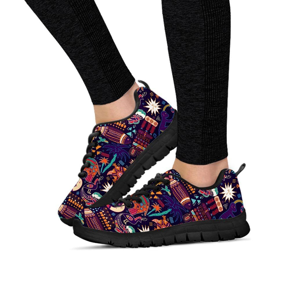 Aztec Psychedelic Trippy Women's Sneakers-grizzshop