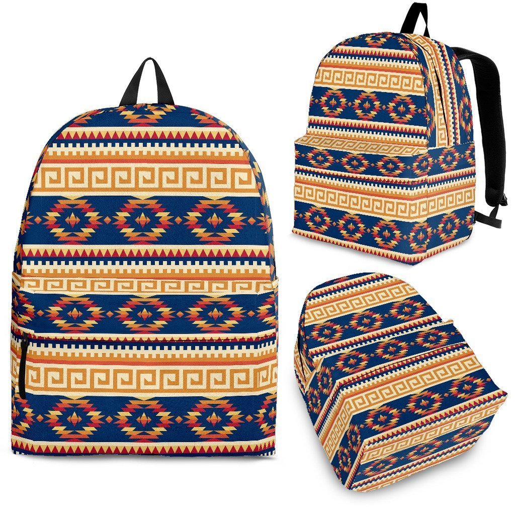 Aztec Tribal Indians Navajo Native American Print Backpack-grizzshop