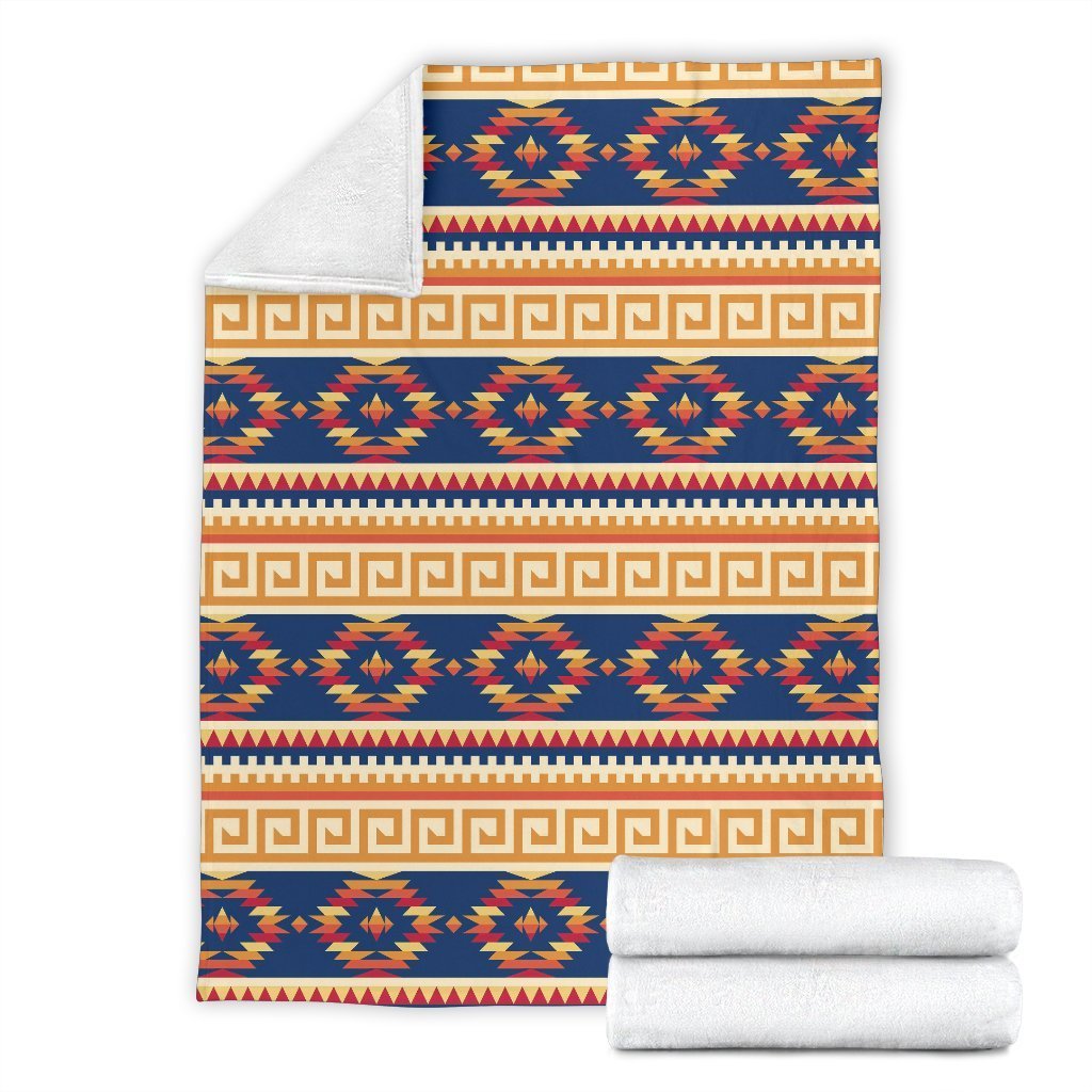 Aztec Tribal Indians Navajo Native American Print Blanket-grizzshop