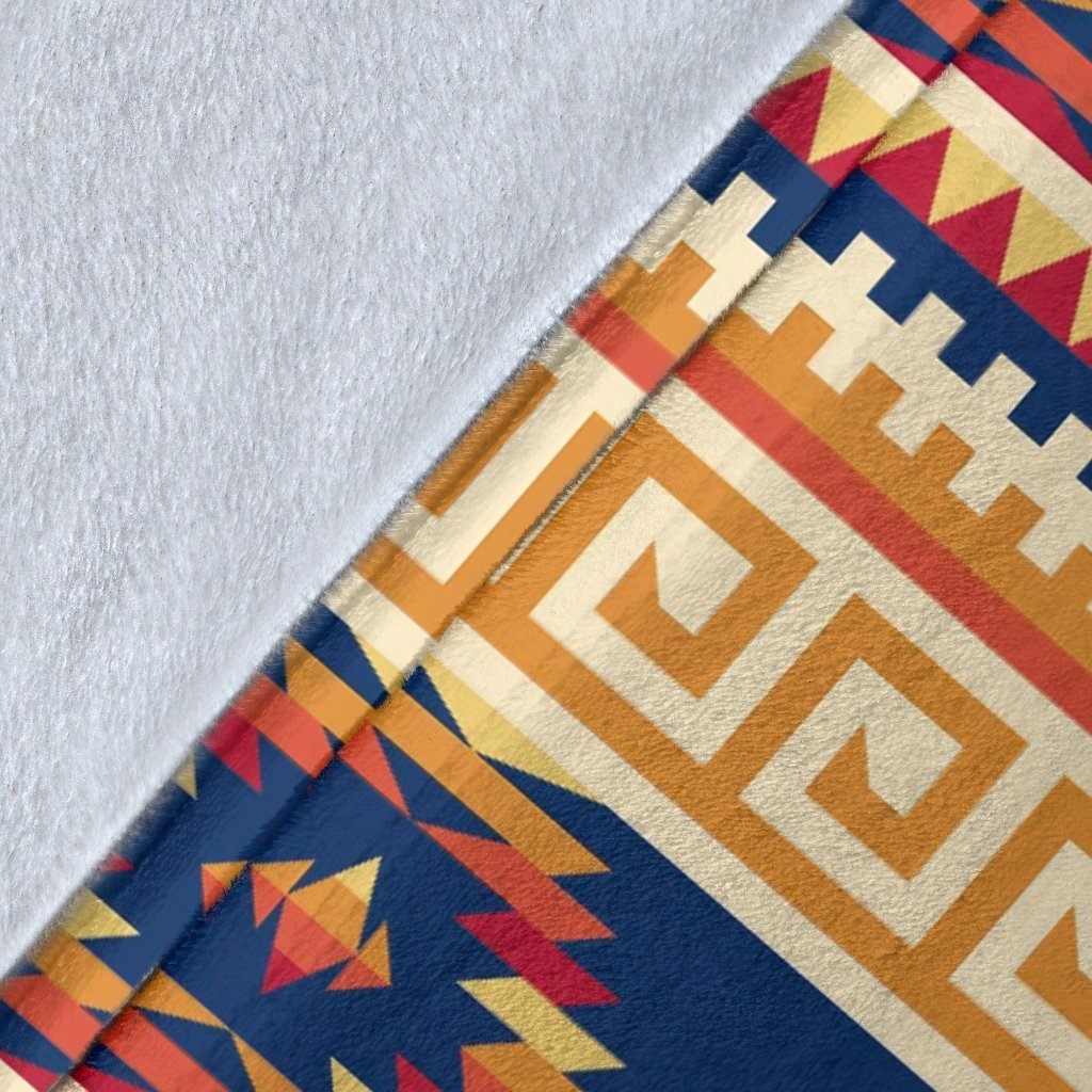 Aztec Tribal Indians Navajo Native American Print Blanket-grizzshop