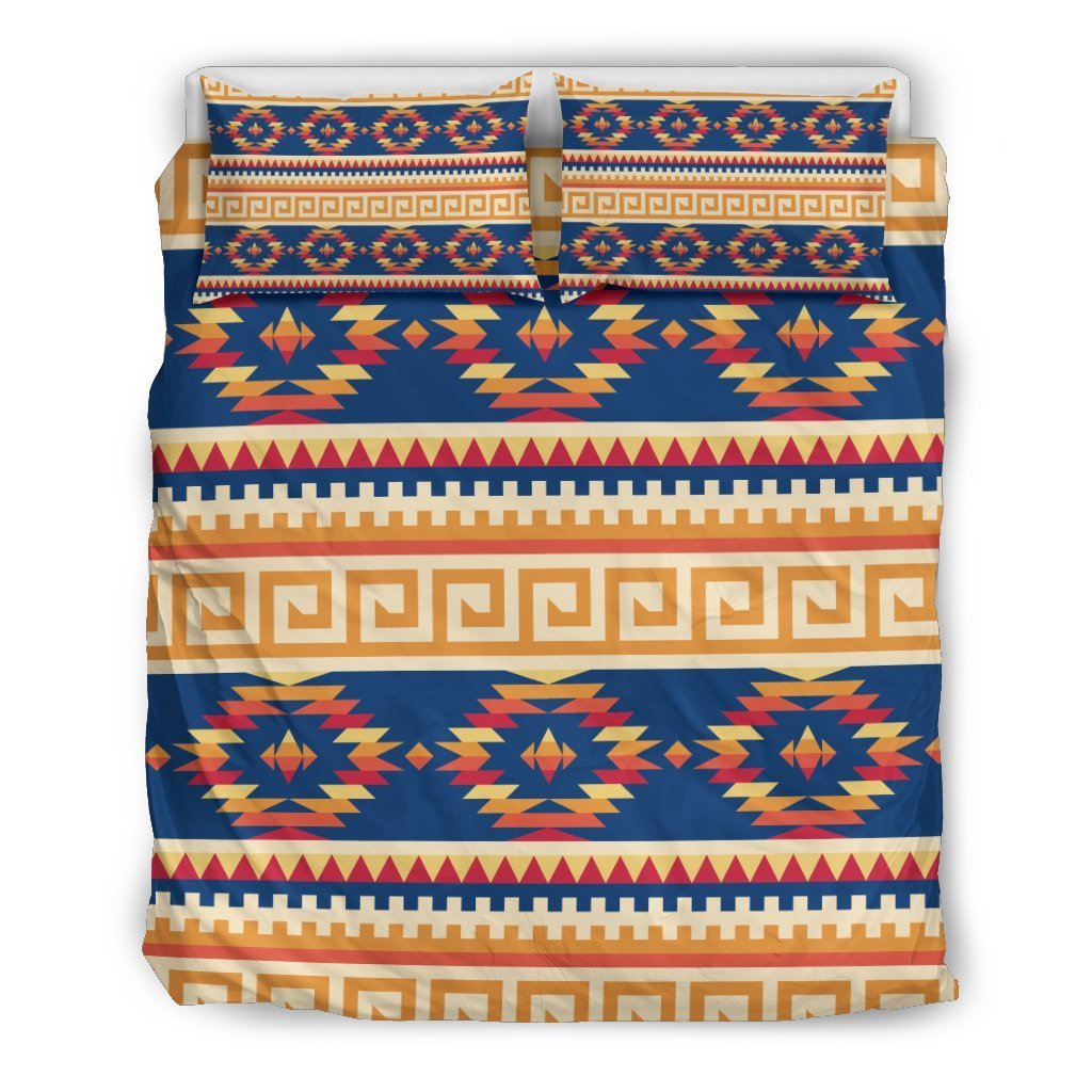 Aztec Tribal Indians Navajo Native American Print Duvet Cover Bedding Set-grizzshop