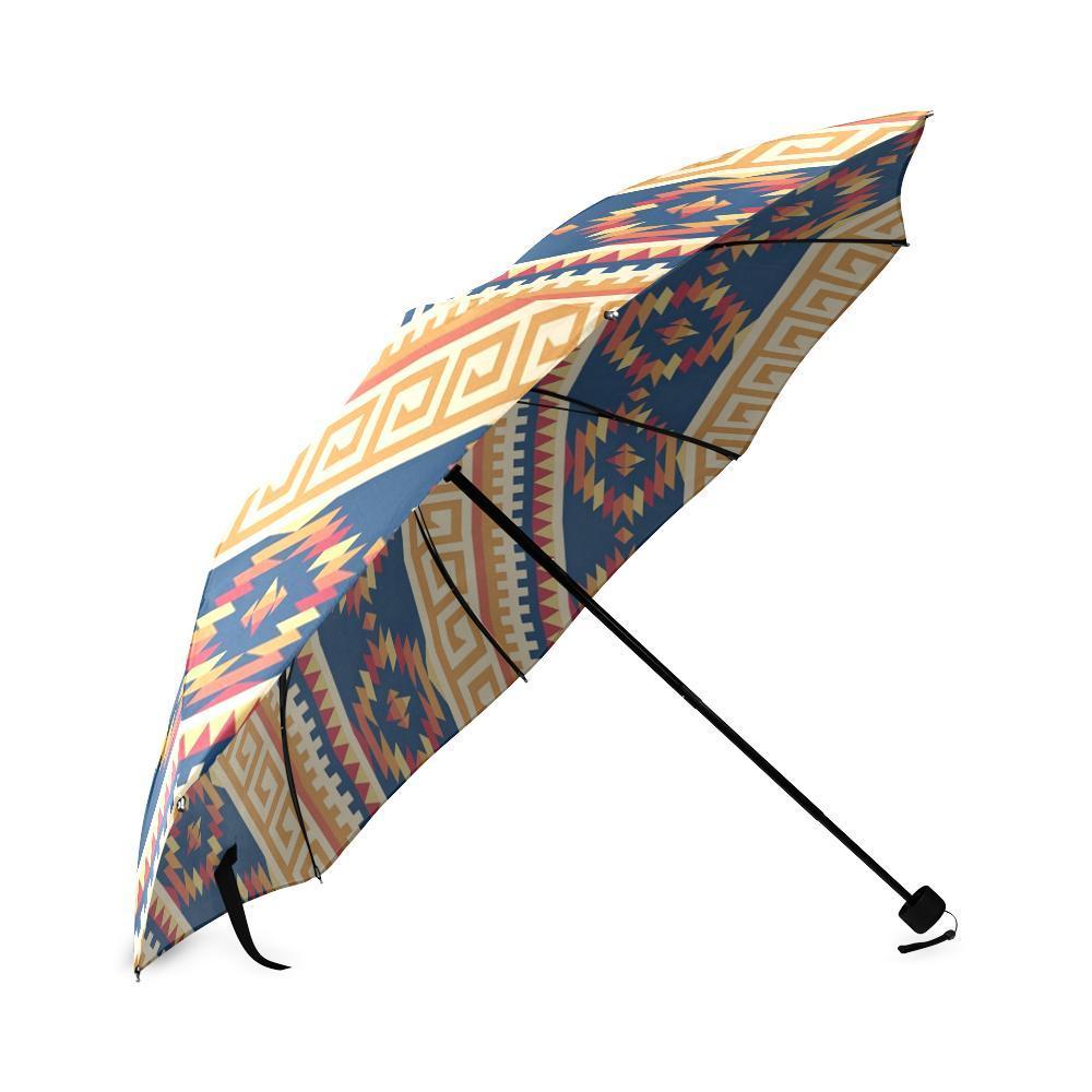 Aztec Tribal Indians Navajo Native American Print Foldable Umbrella-grizzshop