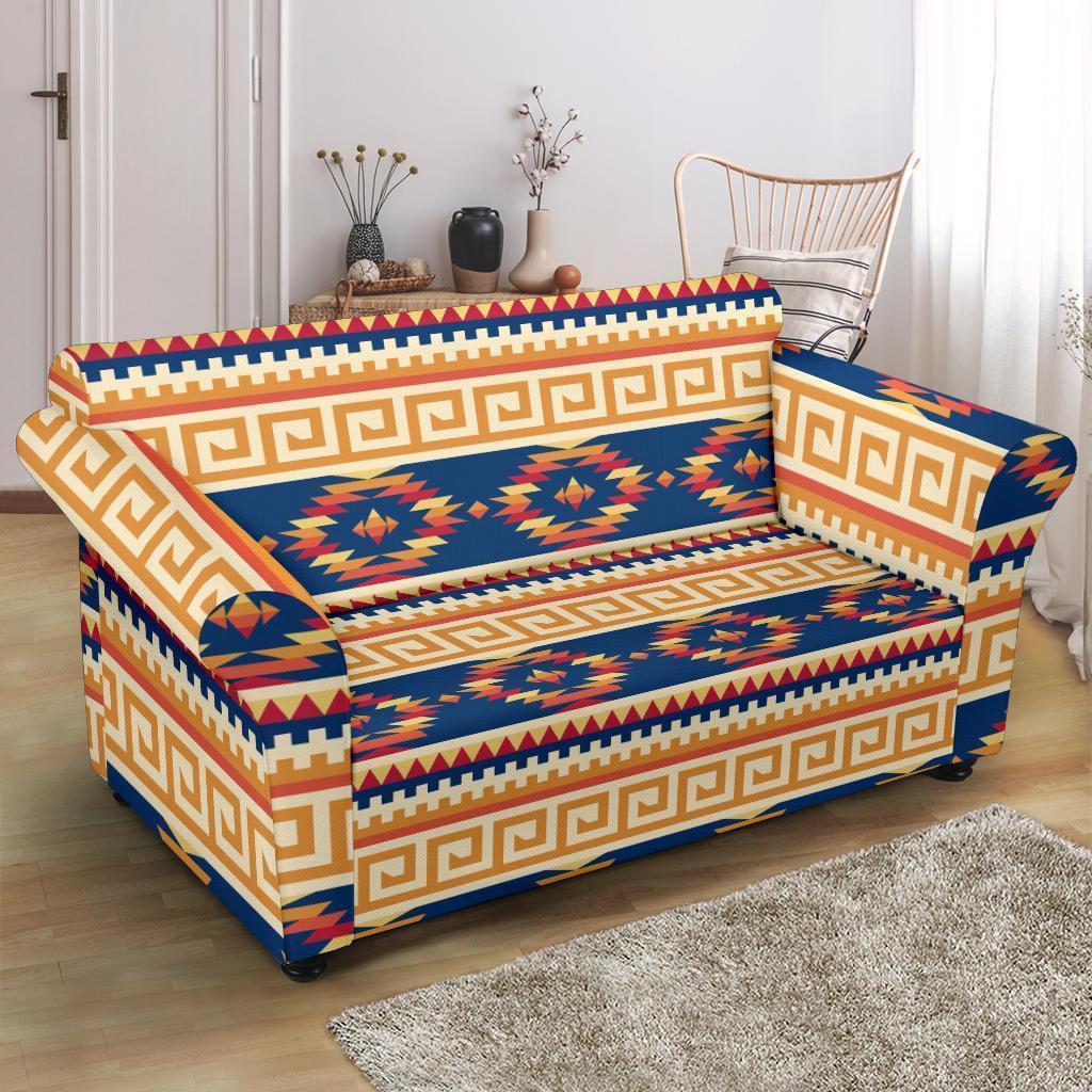 Aztec Tribal Indians Navajo Native American Print Loveseat Cover-grizzshop