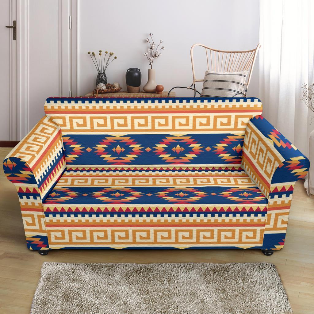 Aztec Tribal Indians Navajo Native American Print Loveseat Cover-grizzshop