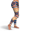 Aztec Tribal Indians Navajo Native American Print Pattern Women Leggings-grizzshop