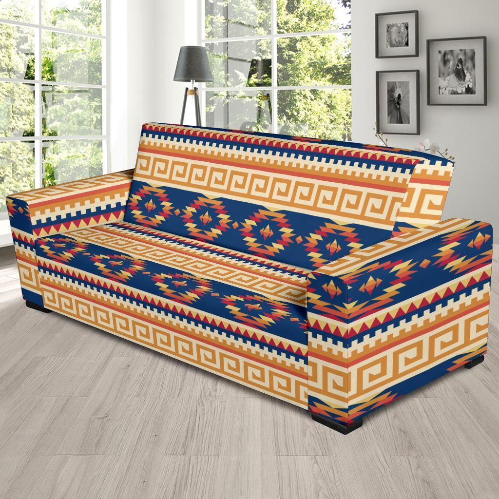 Aztec Tribal Indians Navajo Native American Print Sofa Covers-grizzshop