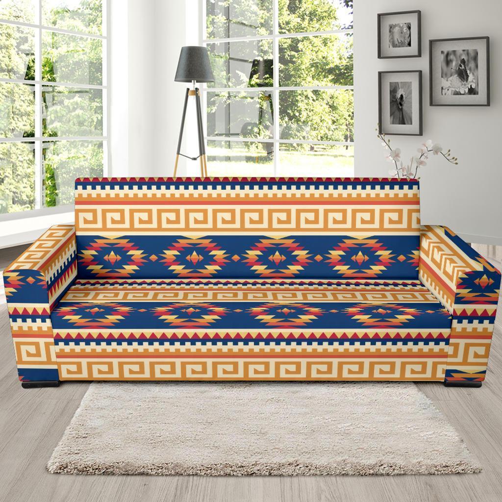 Aztec Tribal Indians Navajo Native American Print Sofa Covers-grizzshop