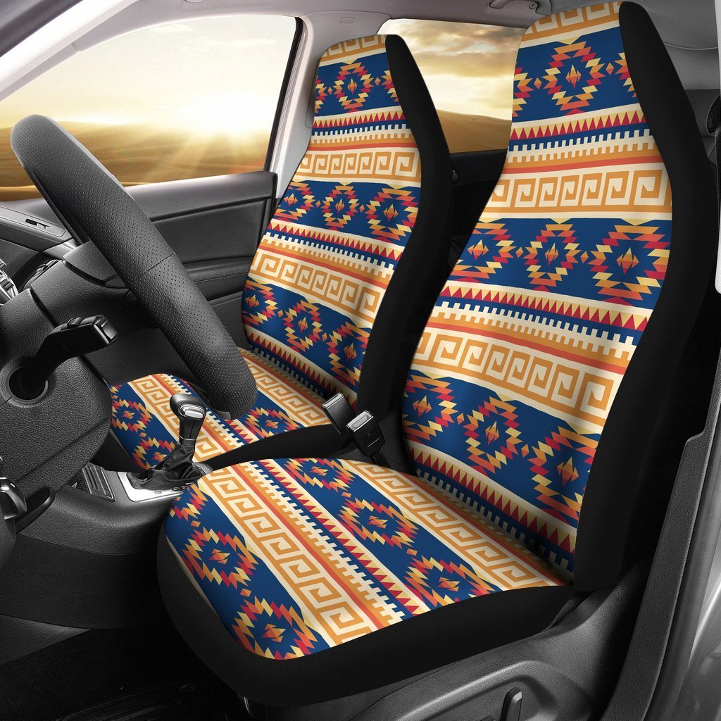 Aztec Tribal Indians Navajo Native American Print Universal Fit Car Seat Cover-grizzshop