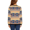 Aztec Tribal Indians Navajo Native American Print Women Crewneck Sweatshirt-grizzshop