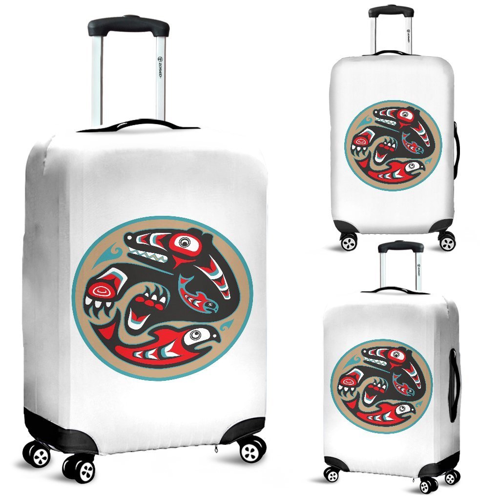 Aztec Tribal Native American Indians Navajo Print Elastic Luggage Cover-grizzshop