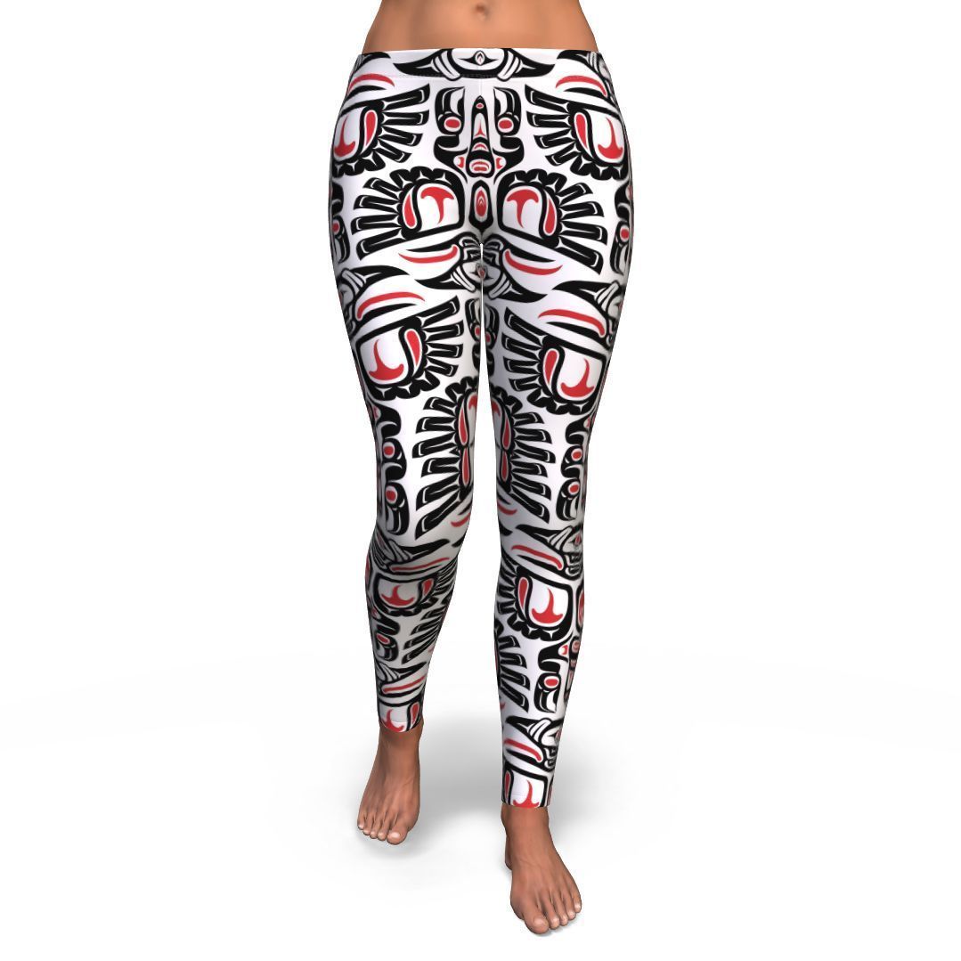 Aztec Tribal Native American Indians Navajo Print Pattern Women Leggings-grizzshop