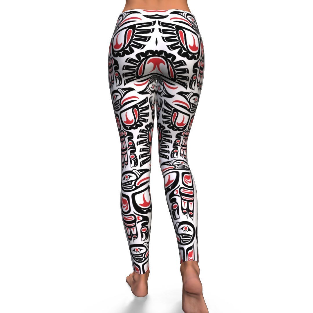 Aztec Tribal Native American Indians Navajo Print Pattern Women Leggings-grizzshop