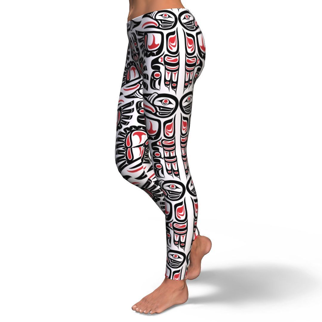 Aztec Tribal Native American Indians Navajo Print Pattern Women Leggings-grizzshop