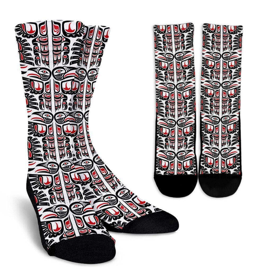 Aztec Tribal Native American Indians Navajo Print Socks For Men & Women-grizzshop