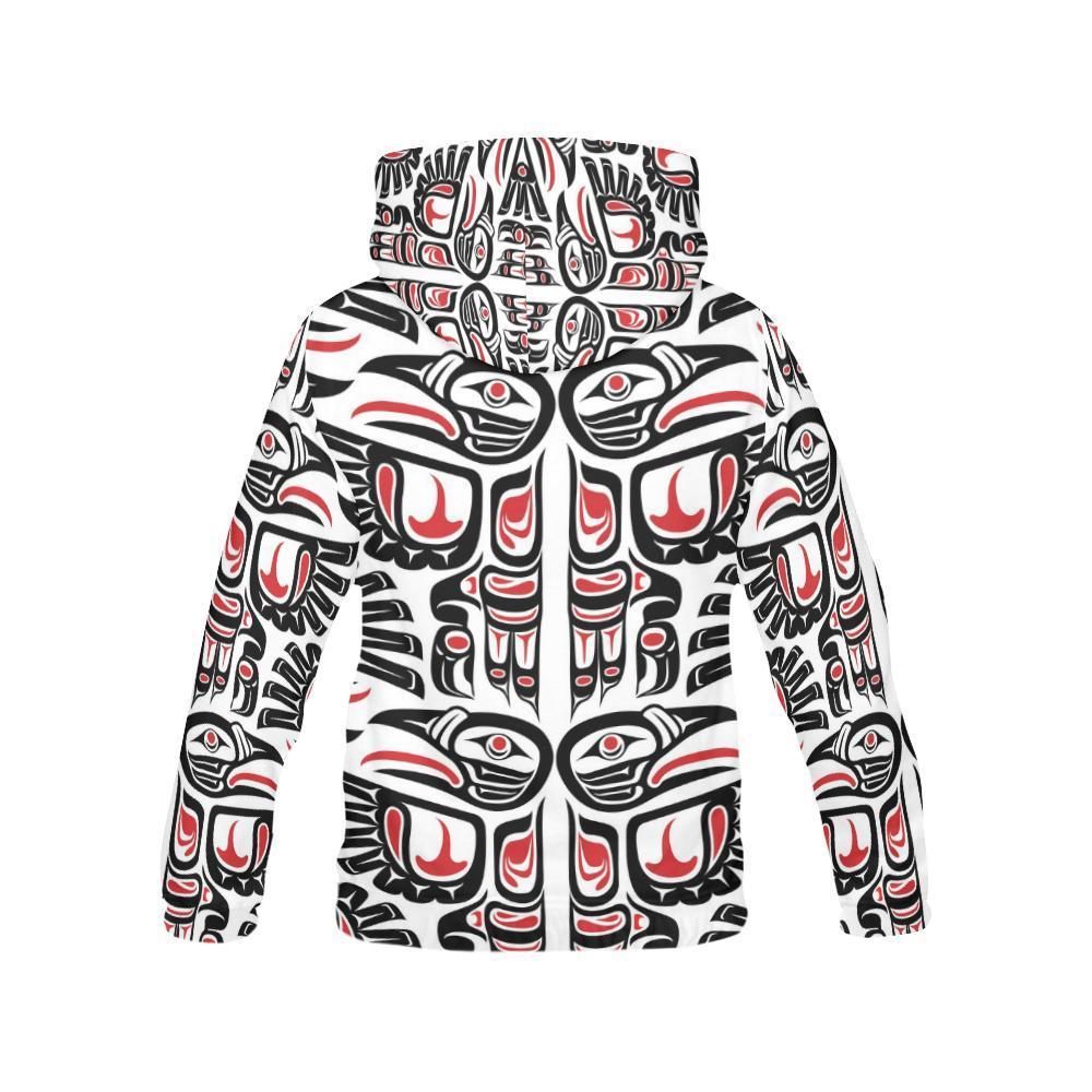Aztec Tribal Native American Indians Navajo Print Women Pullover Hoodies -grizzshop