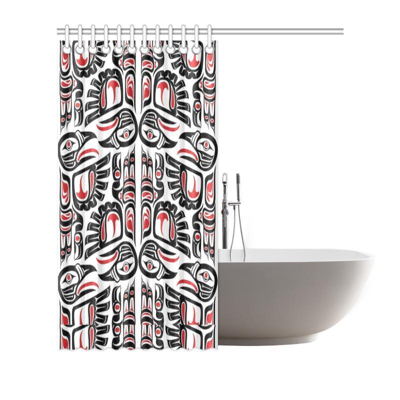 Aztec Tribal Native American Indians Navajo Print Bathroom Shower Curtain-grizzshop