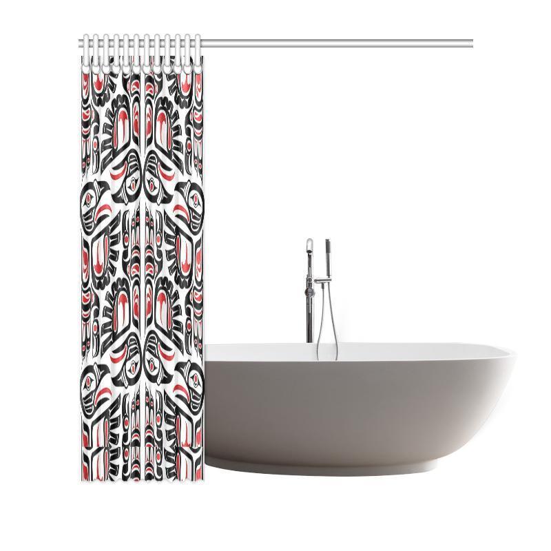 Aztec Tribal Native American Indians Navajo Print Bathroom Shower Curtain-grizzshop