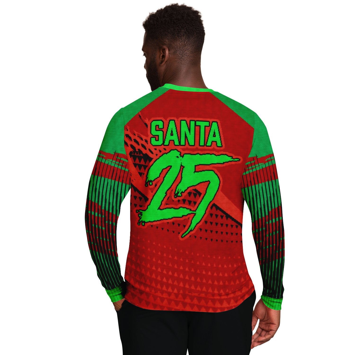 BRAAAP Motorcross Santa Ugly Christmas Sweater-grizzshop