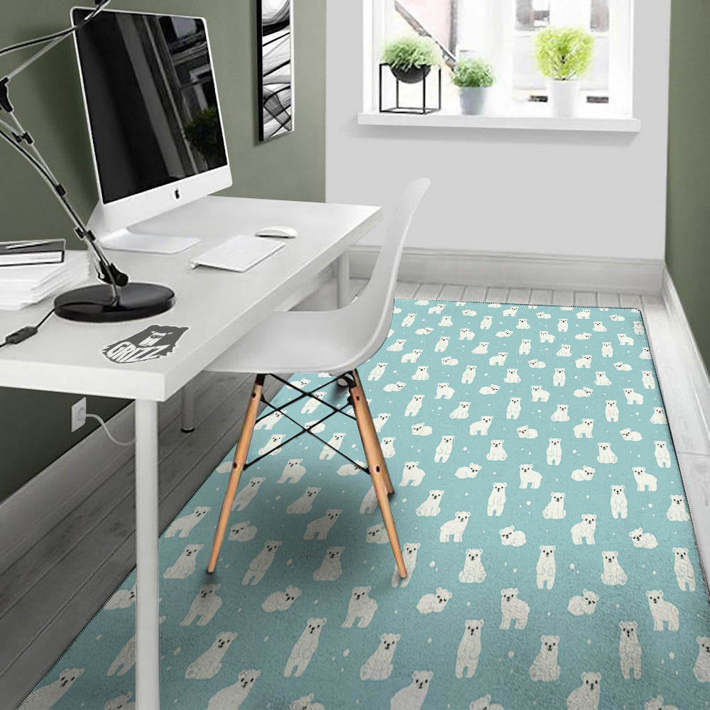 Baby Bear Cartoon Cute Print Pattern Floor Mat-grizzshop