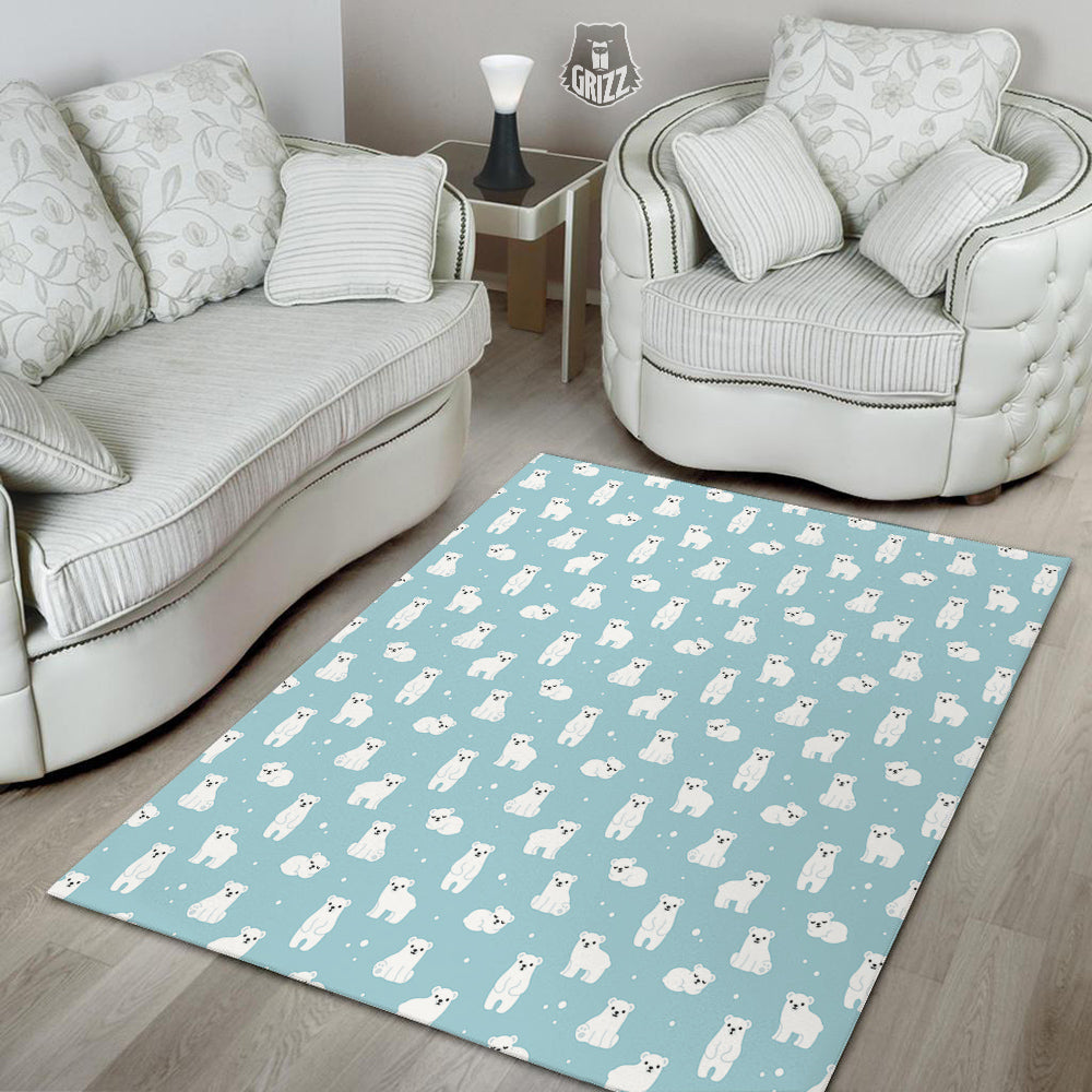 Baby Bear Cartoon Cute Print Pattern Floor Mat-grizzshop