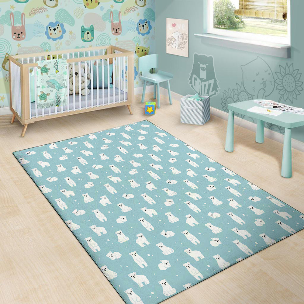 Baby Bear Cartoon Cute Print Pattern Floor Mat-grizzshop