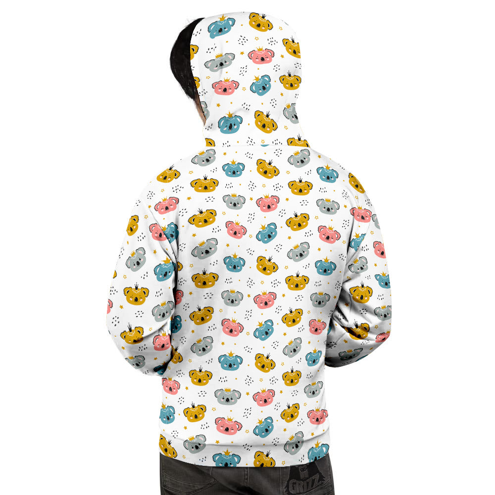 Baby Bear Colorful Cartoon Print Pattern Men's Hoodie-grizzshop
