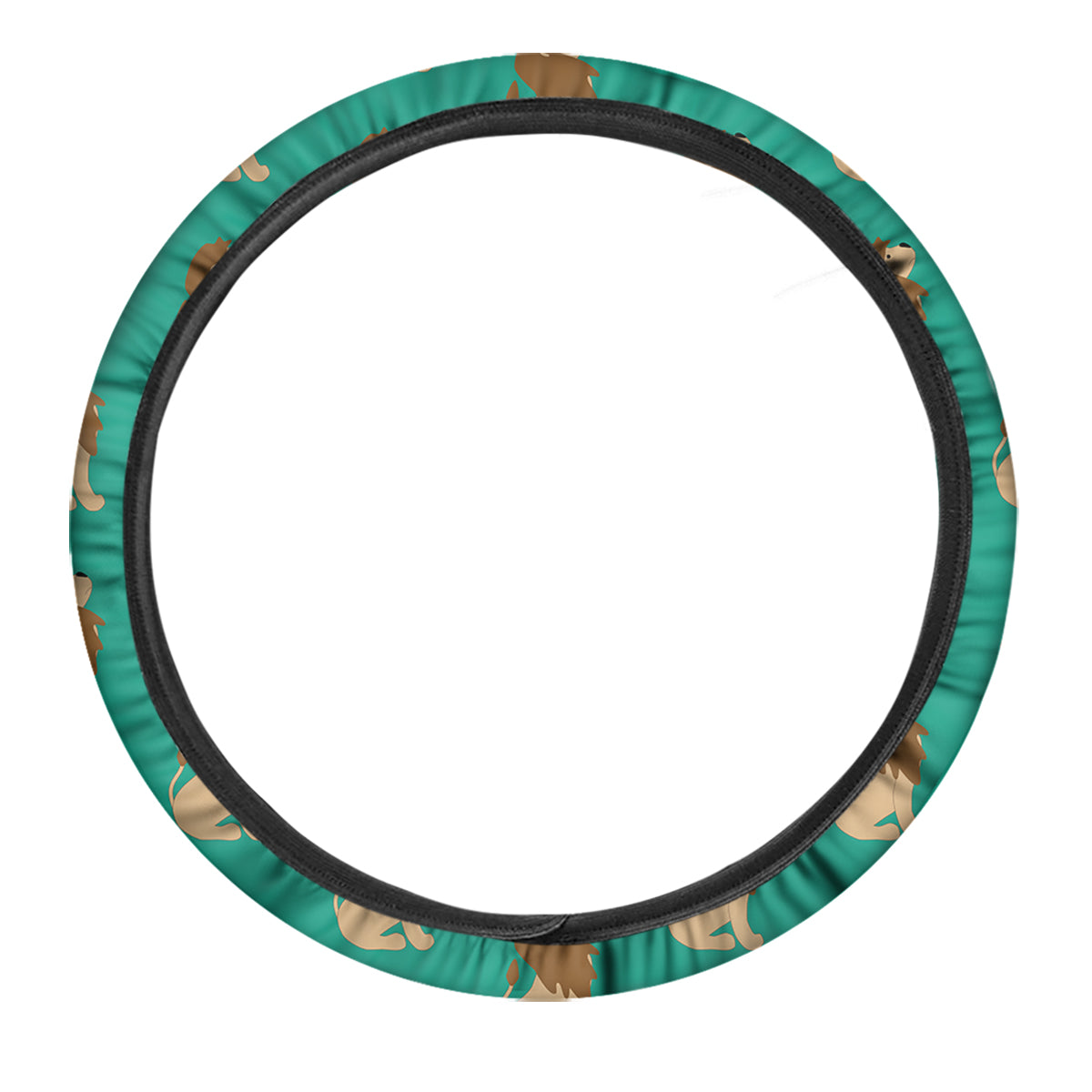 Baby Lion Print Pattern Car Steering Wheel Cover-grizzshop