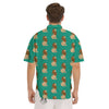 Baby Lion Print Pattern Men's Short Sleeve Shirts-grizzshop