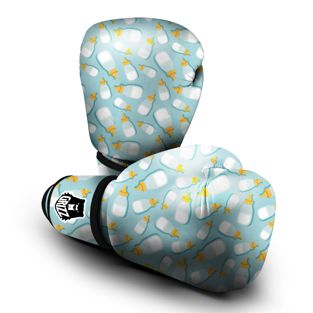 Baby Mike And Bottles Print Pattern Boxing Gloves-grizzshop