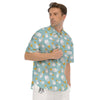 Baby Mike And Bottles Print Pattern Men's Short Sleeve Shirts-grizzshop