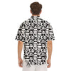 Baby Panda Cute Print Pattern Men's Short Sleeve Shirts-grizzshop