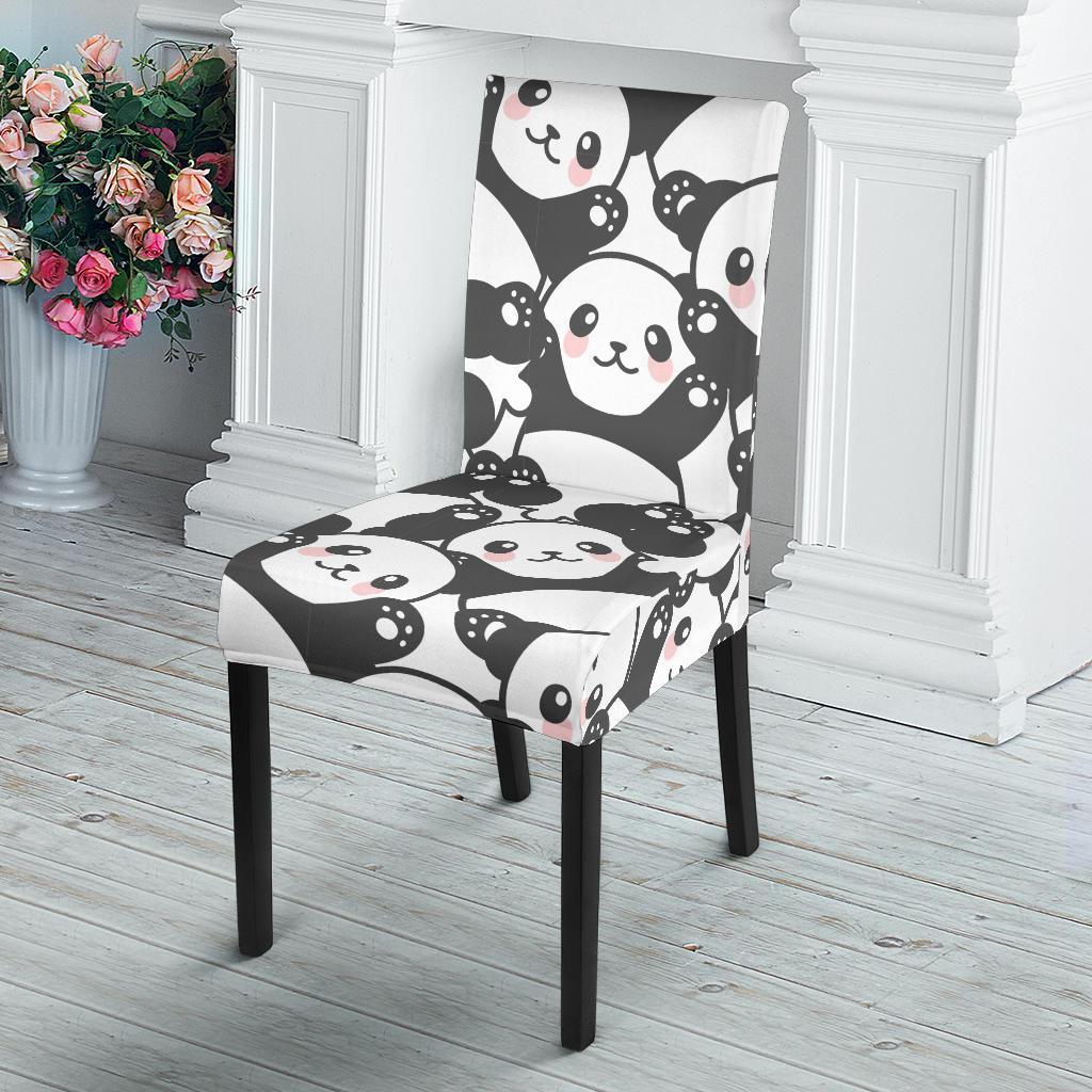 Baby Panda Pattern Print Chair Cover-grizzshop