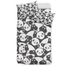 Baby Panda Pattern Print Duvet Cover Bedding Set-grizzshop