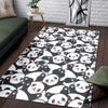 Baby Panda Pattern Print Floor Mat-grizzshop