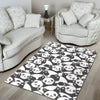 Baby Panda Pattern Print Floor Mat-grizzshop