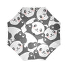 Baby Panda Pattern Print Foldable Umbrella-grizzshop